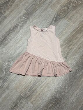 Maggie & Zoe Girls' Sleeveless Peplum Tank - Light Pink